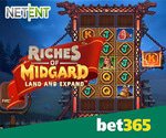 Bet365 NetEnt Riches of Midgard: Land and Expand Slot